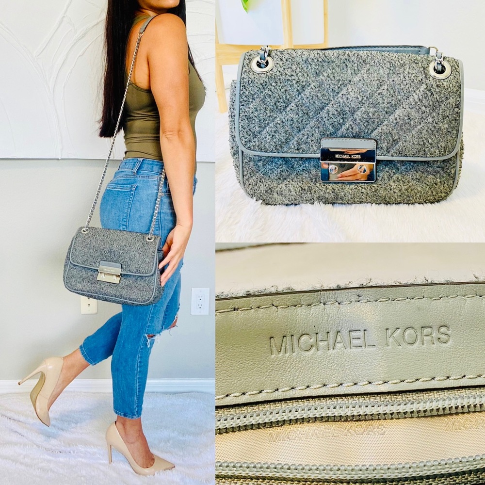 Michael Kors Sloan Quilted Wool Bag